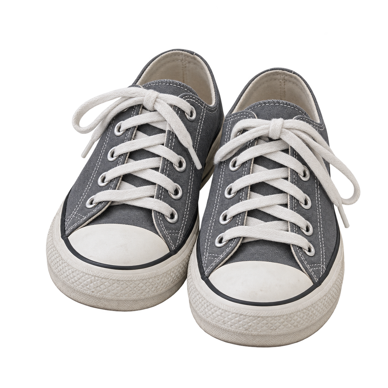 Sepatu kanvas abu-abu